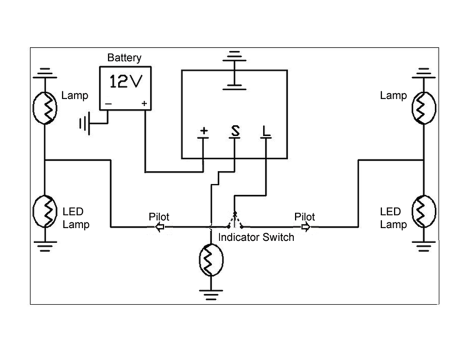 4 Pin Electronic LED Flasher - Heavy Duty Lighting (en-US)