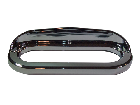 6" Oval Chrome Plastic Bezel w/Visor - Heavy Duty Lighting (en-US) Products