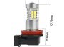 H11 Fog Light LED Replacement Bulb - Heavy Duty Lighting (en-US)