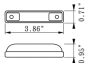 4" Slim Line 2 Wire Clearance Marker Light - Heavy Duty Lighting (en-US)