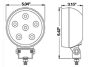 High Output Round Work Light | Rubber Housing - Heavy Duty Lighting (en-US)