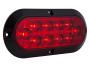 6" Oval Surface Mount Stop Tail Turn Light with Black Bezel - Heavy Duty Lighting (en-US)