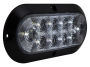 6" Oval Surface Mount Back Up Light with Black Bezel - Heavy Duty Lighting (en-US)