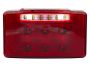 International® Combination Stop Tail Turn  with License - Heavy Duty Lighting (en-US)